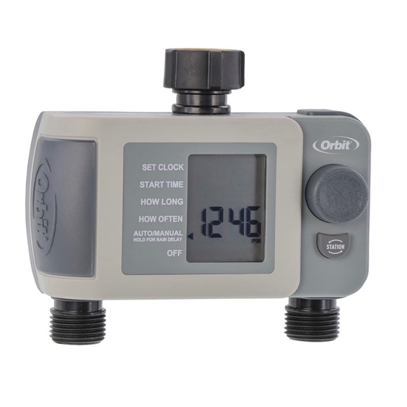 Orbit 2 Outlet, Programmable Digital Irrigation Watering Timer - Picture 4 of 7